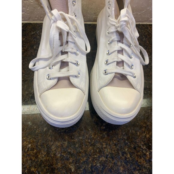 Converse CTAS Move Platform Sneakers Egret/Stone Mauve/Rust Pink W 9 - Picture 5 of 9